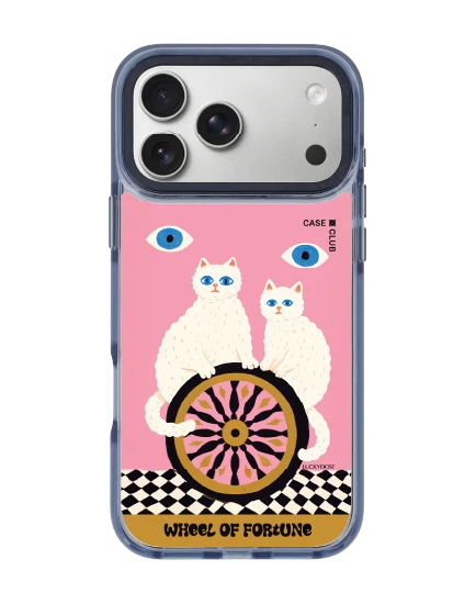 iphone 17 pro max clear blue magsafe luckydose wheel of fortune