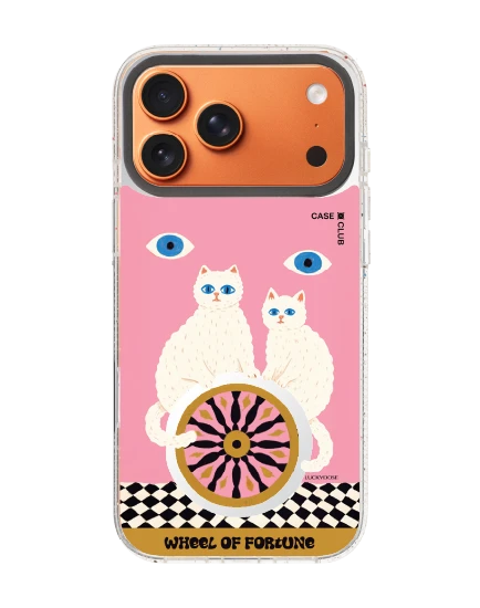 iphone 17 pro max clear mirror magsafe luckydose wheel of fortune