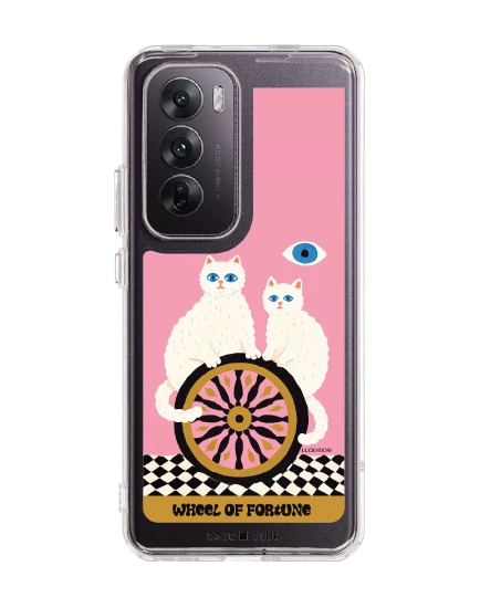 oppo reno 12 clear case luckydose wheel of fortune