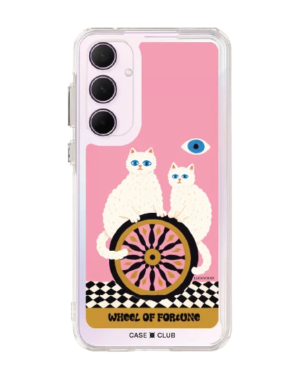 samsung galaxy a55 clear case luckydose wheel of fortune