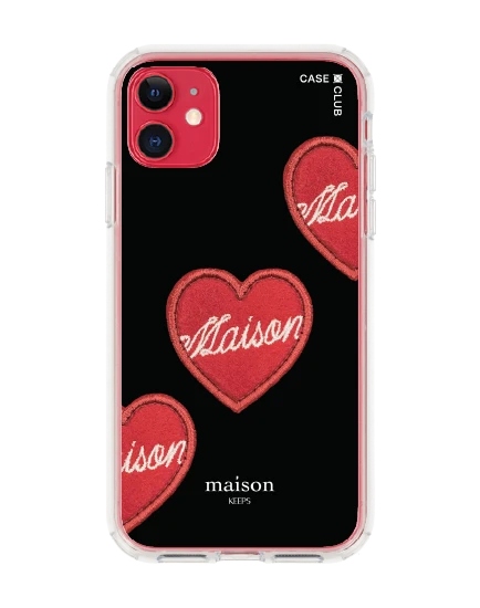 เคสใส iphone 11 maison keeps adore หัวใจซิกเนเจอร์