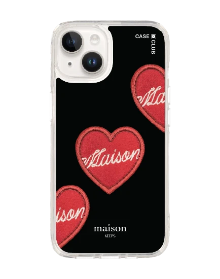 เคสใส iphone 14 magsafe maison keeps adore หัวใจซิกเนเจอร์
