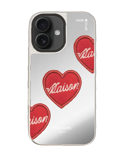 เคสกระจก iphone 16 magsafe maison keeps adore หัวใจซิกเนเจอร์