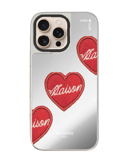 เคสกระจก iphone 16 pro max magsafe maison keeps adore หัวใจซิกเนเจอร์