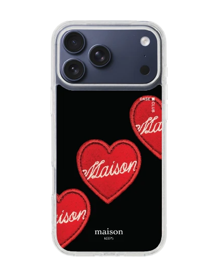 เคสใส iphone 17 pro max maison keeps adore หัวใจซิกเนเจอร์