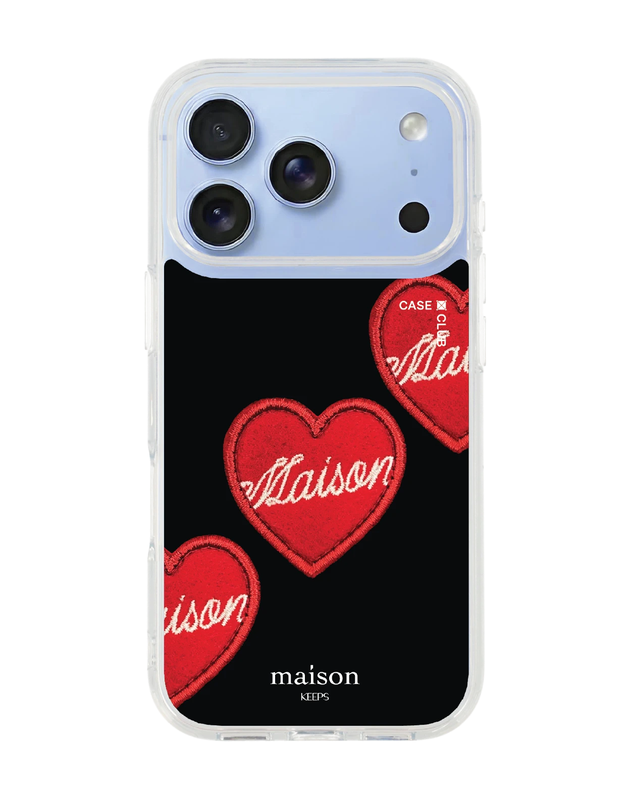 เคสใส iphone 18 pro maison keeps หัวใจปัก