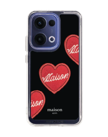 เคสใส oppo reno 13 maison keeps adore หัวใจซิกเนเจอร์