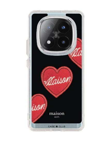 เคสใส redmi note 14 pro plus maison keeps adore หัวใจซิกเนเจอร์