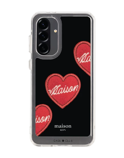 samsung galaxy a56 clear case maison keeps adore patch