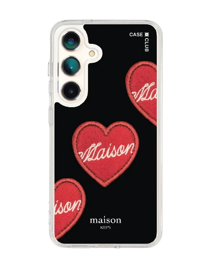 เคสใส samsung galaxy s25 magsafe maison keeps adore หัวใจซิกเนเจอร์