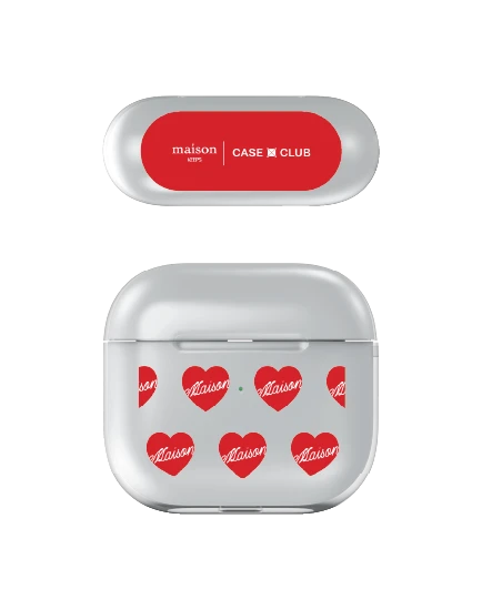 เคสใส airpods 4 maison keeps adore แพทเทิร์นหัวใจ