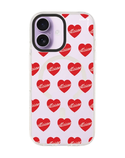 iphone 17 clear case magsafe shield maison keeps adore pattern
