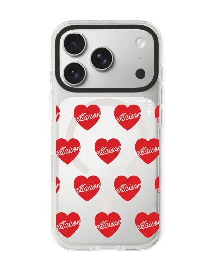 iphone 17 pro clear case magsafe shield maison keeps adore pattern