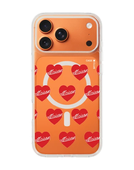 iphone 17 pro max clear magsafe maison keeps adore pattern