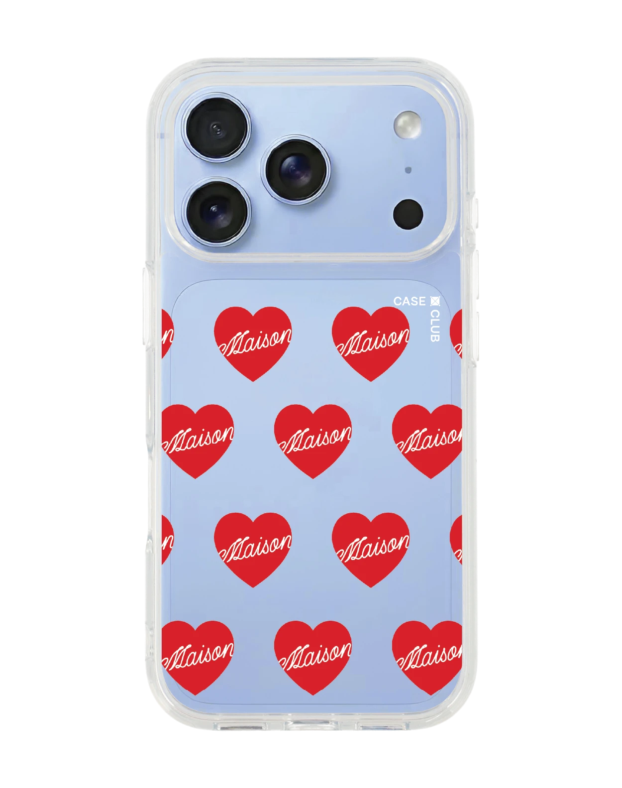 เคสใส iphone 18 pro maison keeps แพทเทิร์นหัวใจ