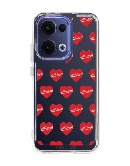 เคสใส oppo reno 13 maison keeps adore แพทเทิร์นหัวใจ