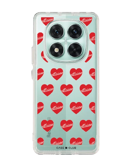 redmi note 14 pro clear case maison keeps adore pattern