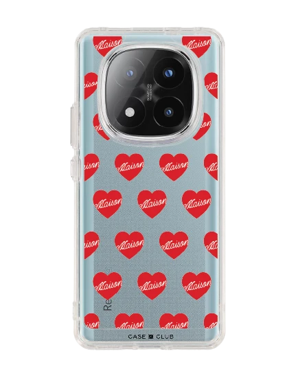 เคสใส redmi note 14 pro plus maison keeps adore แพทเทิร์นหัวใจ