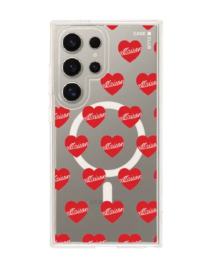 samsung galaxy s24 ultra clear magsafe maison keeps adore pattern