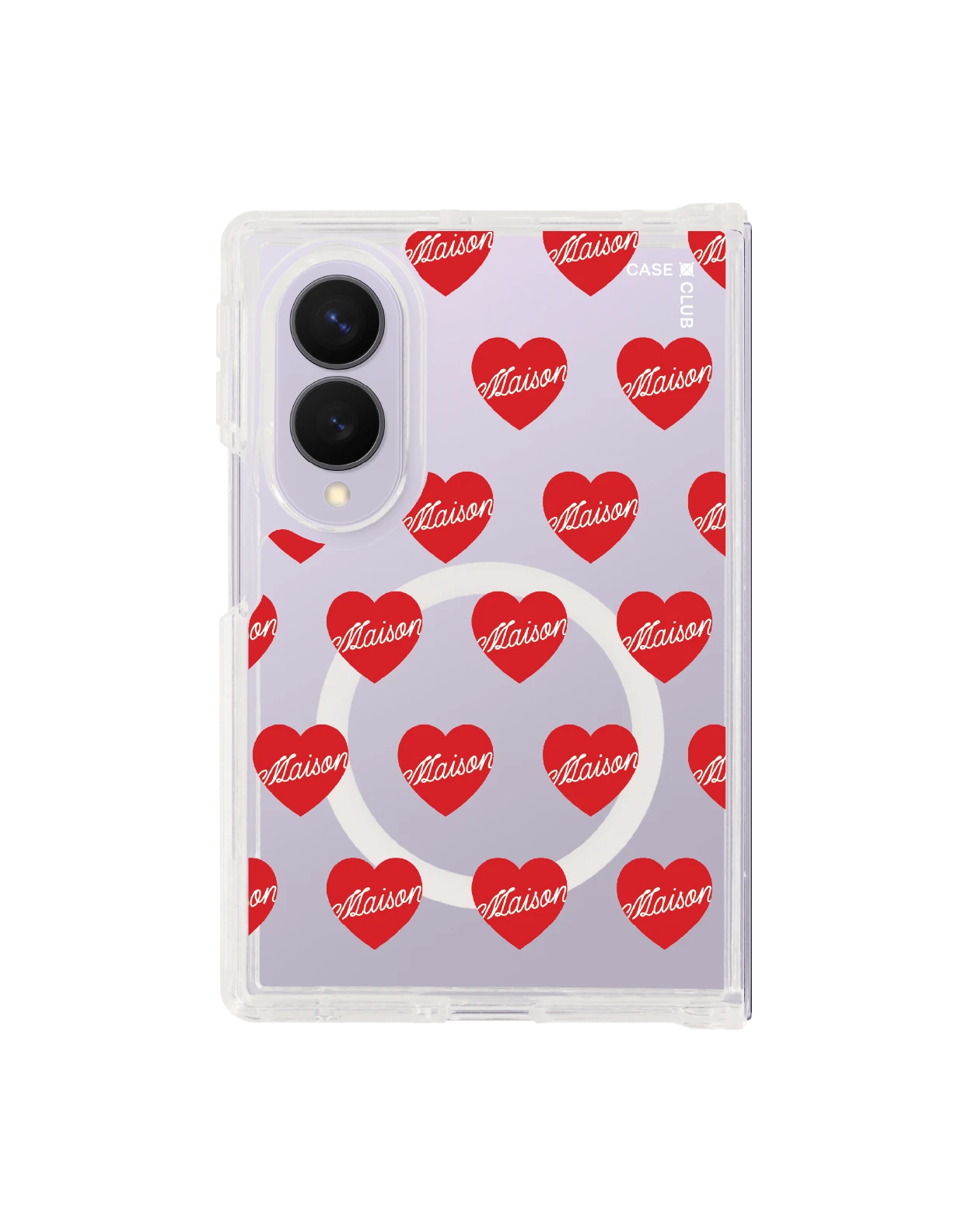 samsung galaxy z fold 8 clear magsafe maison keeps adore pattern
