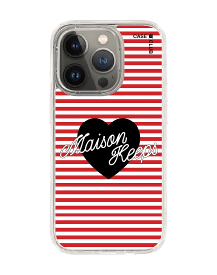 เคสใส iphone 14 pro magsafe maison keeps adore ลายทางหัวใจ
