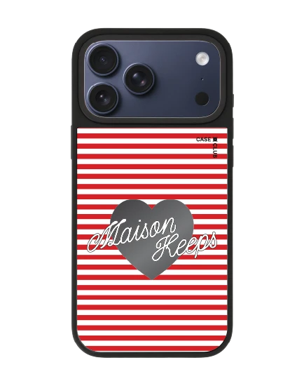 iphone 17 pro max matte mirror magsafe maison keeps adore stripe
