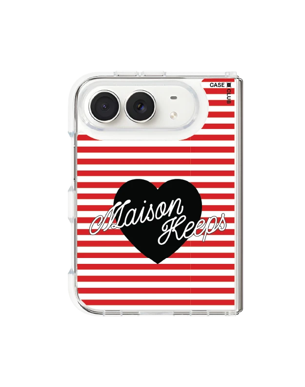 iphone duo clear magsafe maison keeps adore stripe