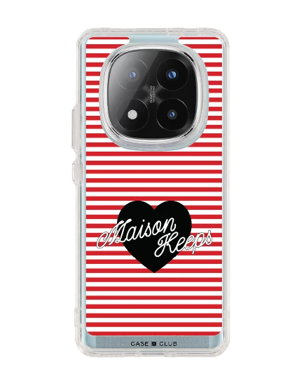 เคสใส redmi note 14 pro plus maison keeps adore ลายทางหัวใจ