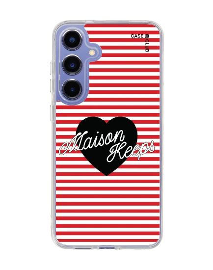เคสใส samsung galaxy s25 plus magsafe maison keeps adore ลายทางหัวใจ