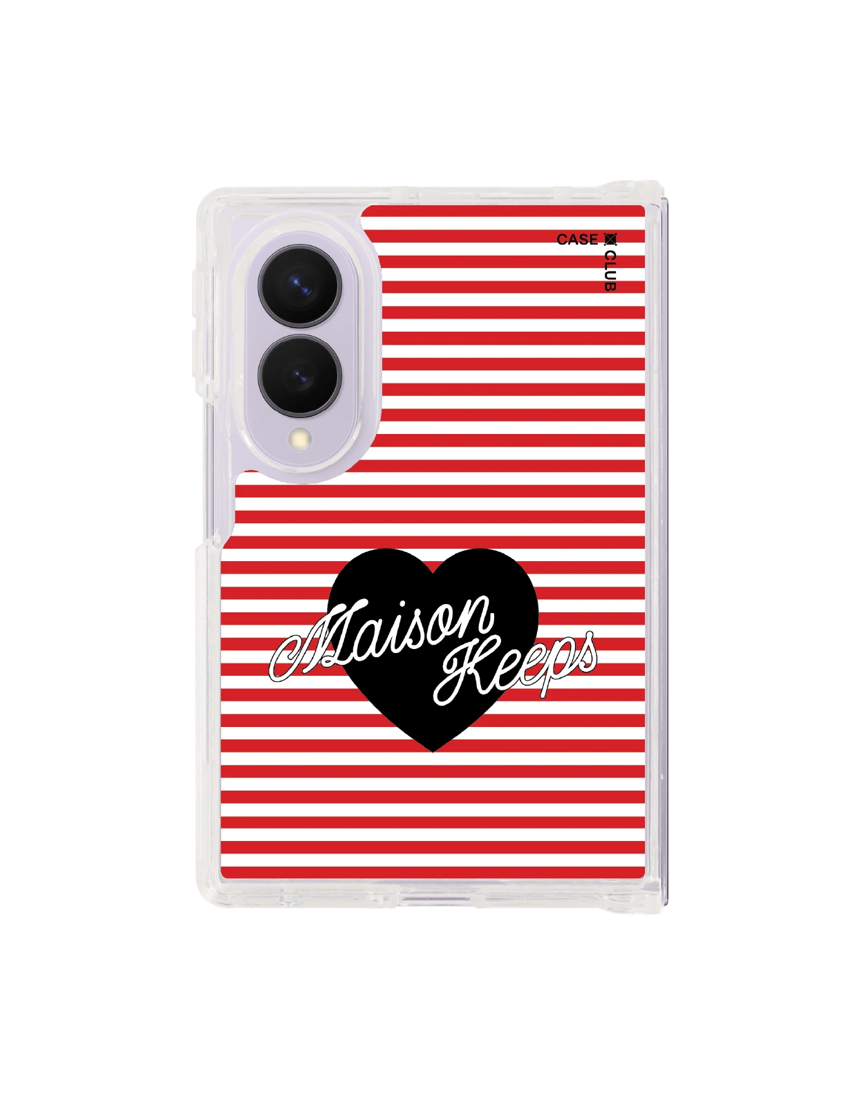samsung galaxy z fold 8 clear magsafe maison keeps adore stripe