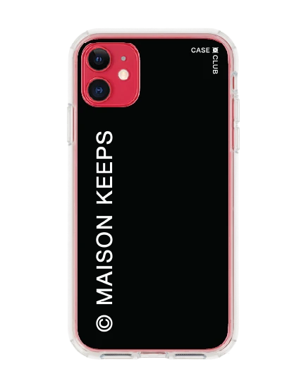 เคสใส iphone 11 maison keeps มาร์คโลโก้