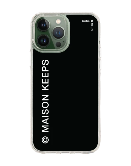เคสใส iphone 13 pro max maison keeps มาร์คโลโก้