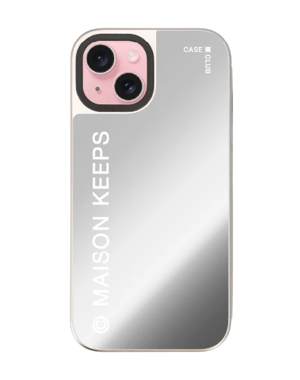 iphone 15 mirror magsafe maison keeps mark logo