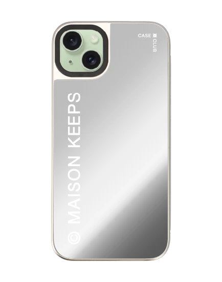 เคสกระจก iphone 15 plus magsafe maison keeps มาร์คโลโก้