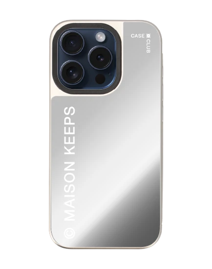 iphone 15 pro mirror magsafe maison keeps mark logo