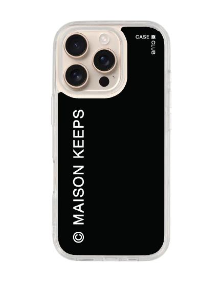 เคสใส iphone 16 pro magsafe maison keeps มาร์คโลโก้