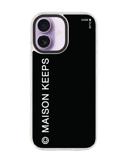 iphone 17 clear case magsafe shield maison keeps mark logo