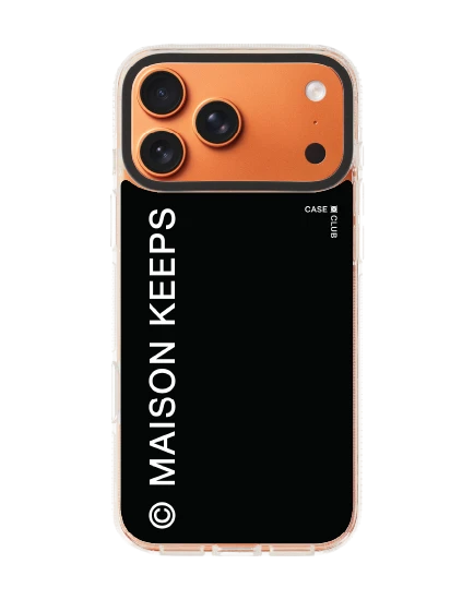 เคสใส iphone 17 pro max clear case magsafe shield maison keeps มาร์คโลโก้