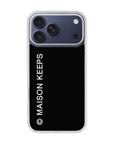 เคสใส iphone 17 pro max maison keeps มาร์คโลโก้