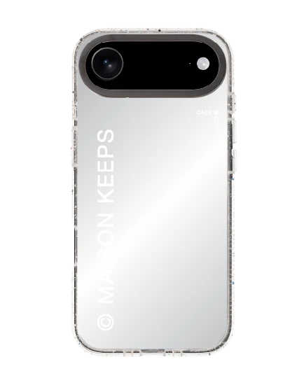 เคสกระจกใส iphone air mirror magsafe maison keeps มาร์คโลโก้