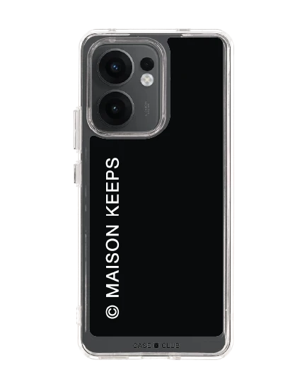เคสใส oppo reno 13f maison keeps มาร์คโลโก้