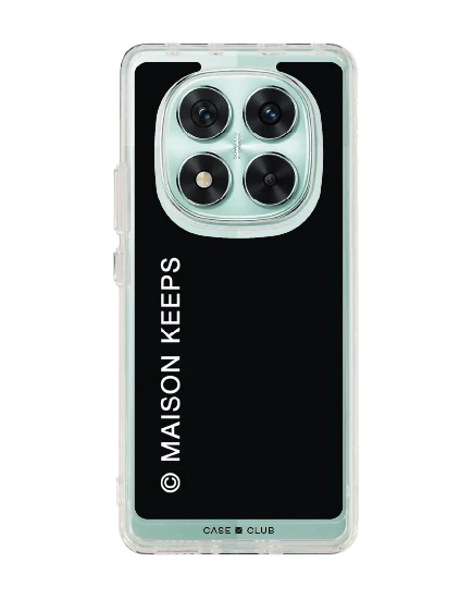 redmi note 14 pro clear case maison keeps mark logo