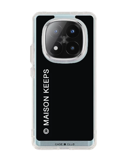 เคสใส redmi note 14 pro plus maison keeps มาร์คโลโก้