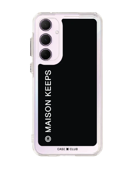 เคสใส samsung a55 maison keeps มาร์คโลโก้