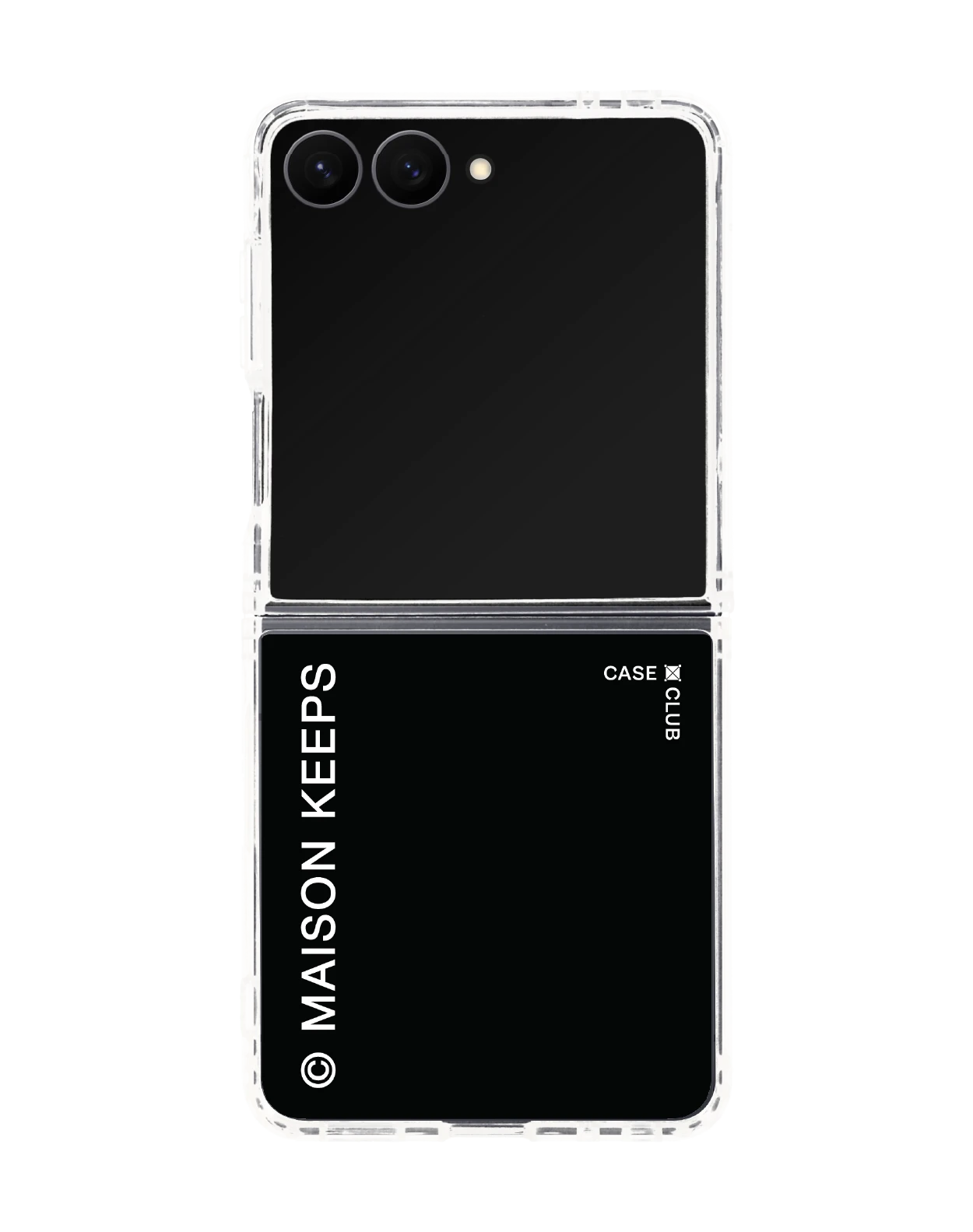 samsung galaxy z flip 8 clear magsafe maison keeps mark logo