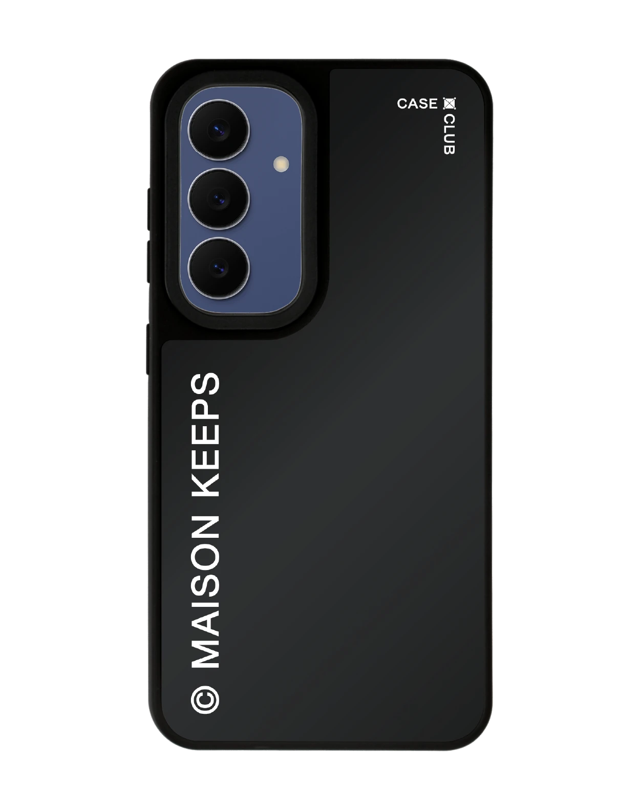 samsung s24 matte black mirror magsafe maison keeps mark logo