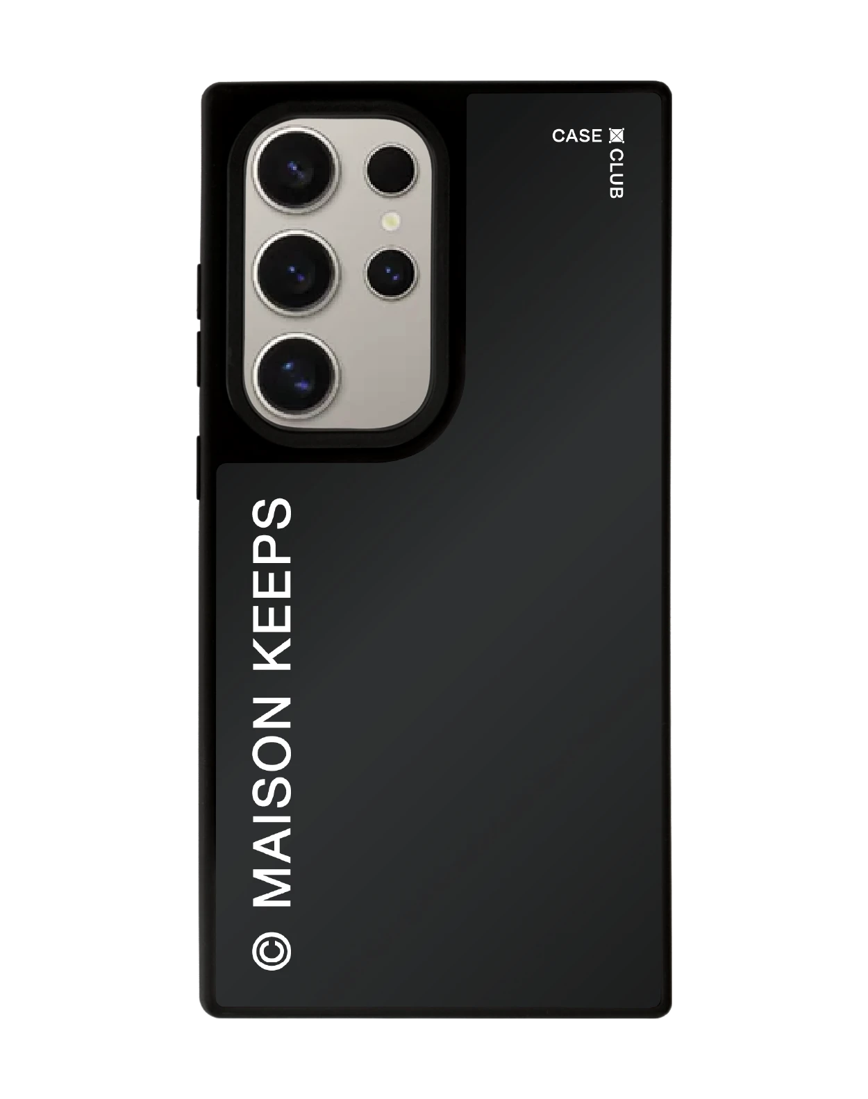 เคสกระจกดำ samsung s24 ultra matte magsafe maison keeps มาร์คโลโก้
