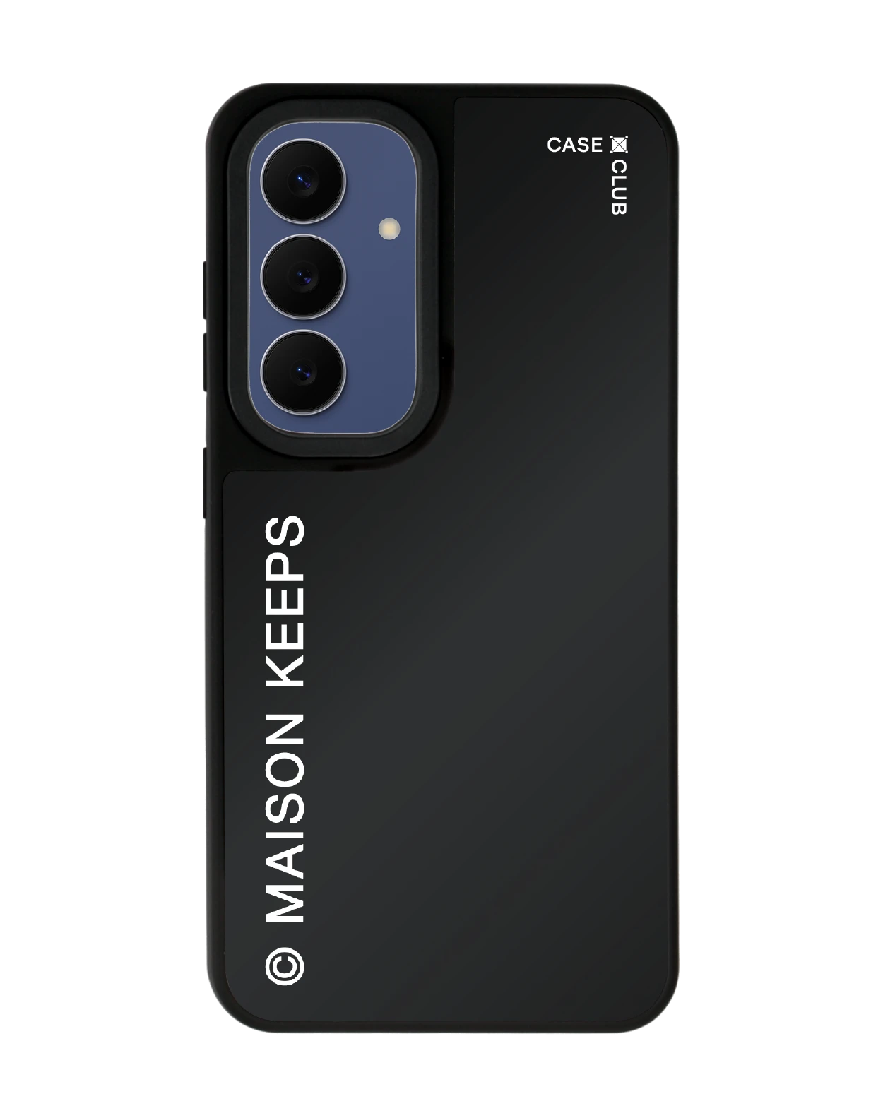 samsung s25 matte black mirror magsafe maison keeps mark logo