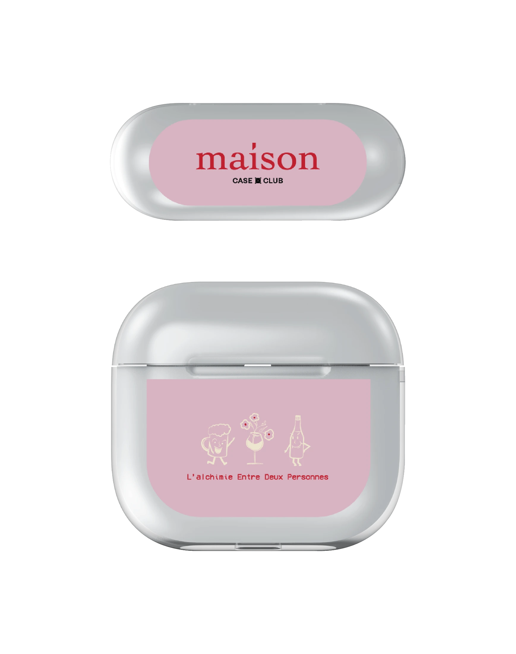 เคสใส airpods 4 maison keeps the chemistry