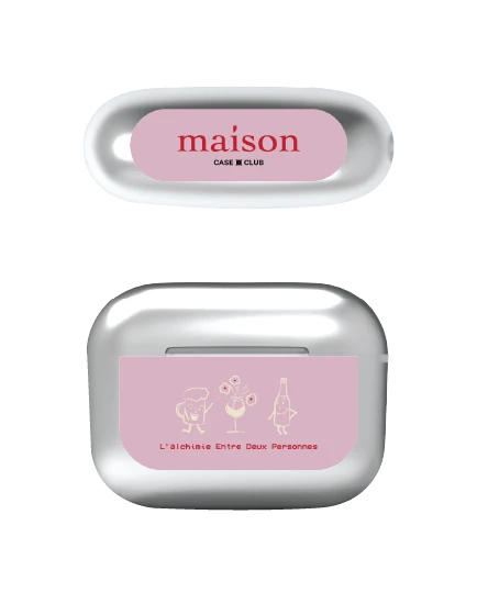 เคสกระจก airpods pro 3 maison keeps the chemistry